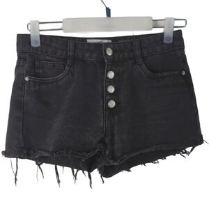 Sybilla Women's Small Black Denim Cut Off Short Shorts‎